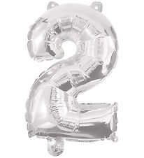 Ballon aluminium Decorata Party - 95 cm - N° 2 - Argent Ballon aluminium Decorata Party - 95 cm - N° 2 - Argent