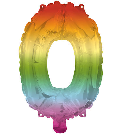 Decorata Party Þynnublöðru - 95 cm - Nei 0 - Rainbow