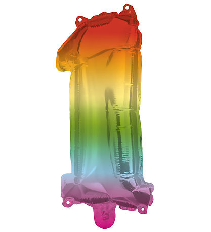 Decorata Party Foil balloon - 95 cm - No 1 - Rainbow
