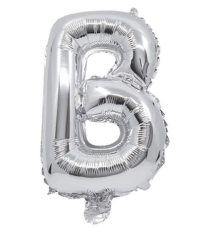 Decorata Party Foil balloon - 34 cm - B - Silver Decorata Party Foil balloon - 34 cm - B - Silver