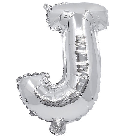 Decorata Party Þynnublöðru - 31 cm - J - Silfur