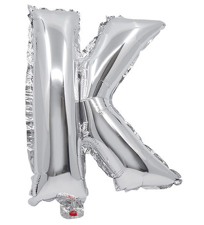 Ballon aluminium Decorata Party - 35 cm - K - Argent