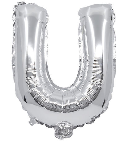 Decorata Party Foil balloon - 31 cm - U - Silver Decorata Party Foil balloon - 31 cm - U - Silver