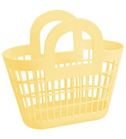 Sun Jellies Basket - 17x30x33 cm - Rosie - Yellow