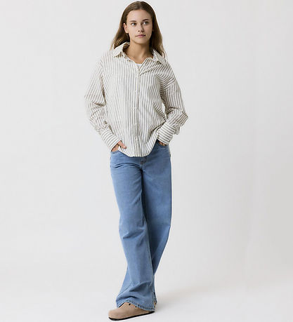 LMTD Jeans - Noos - NlfKizza Dnm Mom Pant - Light Blue Gallaefni