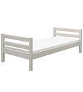 Lit simple Flexa - Classic+ - Blanc pigmenté Lit simple Flexa - Classic+ - Blanc pigmenté