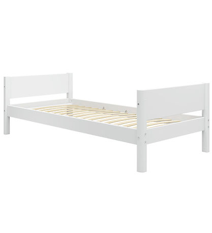 Flexa Enkelsäng - White - 210x101x66,5 cm - Vit