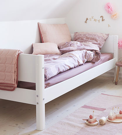 Flexa Enkelsäng - White - 210x101x66,5 cm - Vit