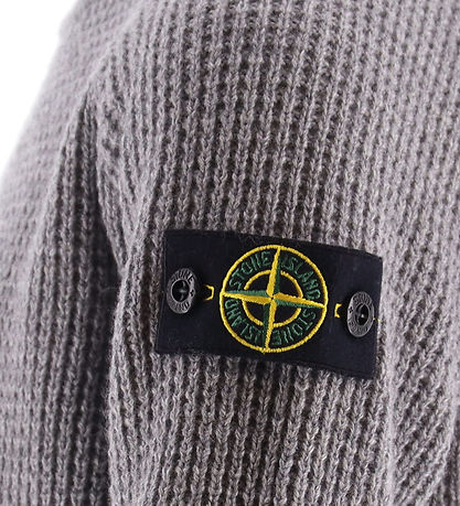 Stone Island Blouse - Wool/Viscose - Dark Grey Melange