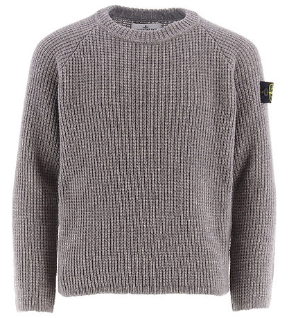 Stone Island Blouse - Wool/Viscose - Dark Grey Melange