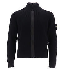 Gilet Stone Island - Laine - Noir Gilet Stone Island - Laine - Noir