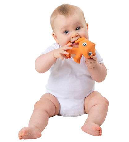 Playgro Teething Toy - Eco Play - Pookie Puppy - Orange
