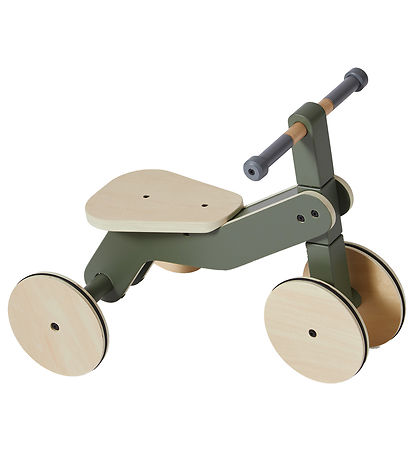 Flexa Springcykel - Inomhus - Trä - Play - Dusty Green/Birch Ski