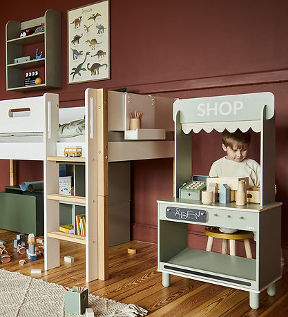 Flexa Shop and Café - Wood - Play - Natural Green Flexa Shop and Café - Wood - Play - Natural Green