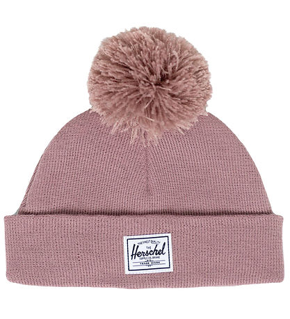 Herschel Beanie - Knitted - Baby Pom - Ash Rose