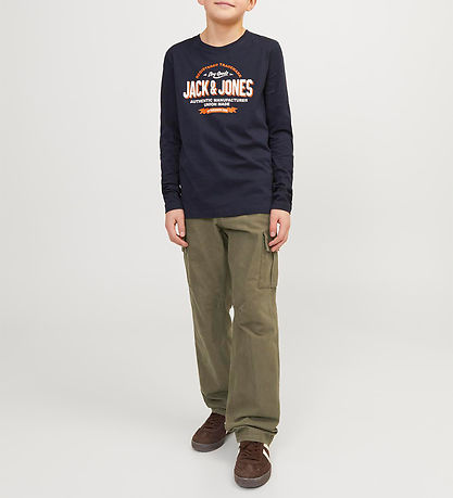 Jack & Jones Byxor - Last - Noos - JPStkane - Olive Natt