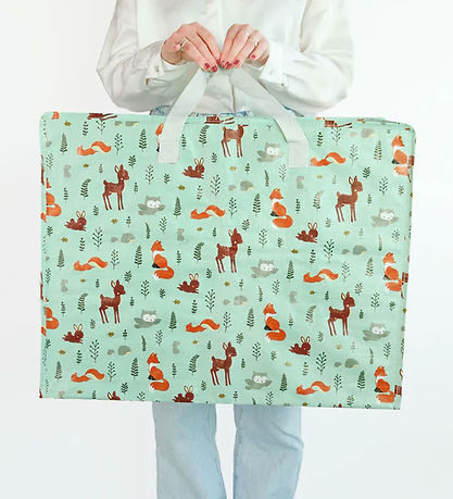 A Little Lovely Company Storage Bag - 58x26x46 cm - Forest F A Little Lovely Company Storage Bag - 58x26x46 cm - Forest F
