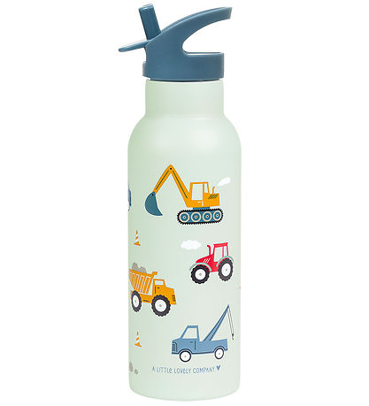 A Little Lovely Company Drinkfles - 500 ml - Voertuigen