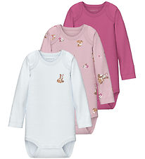 Body m/l Name It - Noos - NbfBody - 3 Pack - Ibis Rose Body m/l Name It - Noos - NbfBody - 3 Pack - Ibis Rose