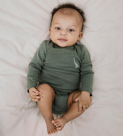 Name It Bodysuit L/æ - Noos - NbmBody - 3-Pack - Agave Green
