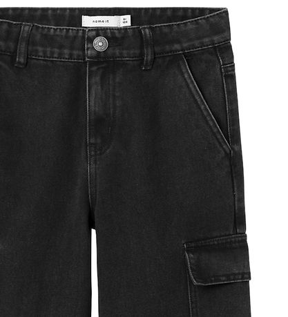 Name It Jeans - Noos - NkfRose - Cargo - Black Name It Jeans - Noos - NkfRose - Cargo - Black