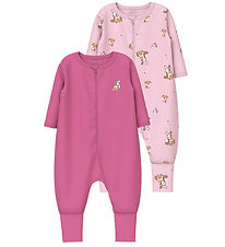 Name It Nightsuit - NbfNightsuit - 2-Pack - Ibis Rose Name It Nightsuit - NbfNightsuit - 2-Pack - Ibis Rose