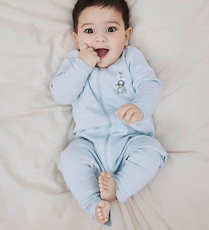 Name It Náttgalli - Noos - NbmNightsuit - 2 Pakki - Baby Blue