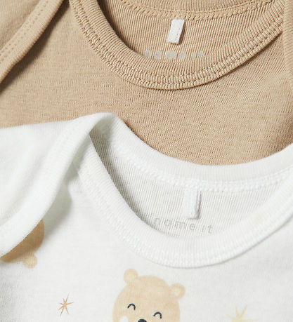 Body m/l Name It - Noos - NbnBody - 3 Pack - Oxford Tan