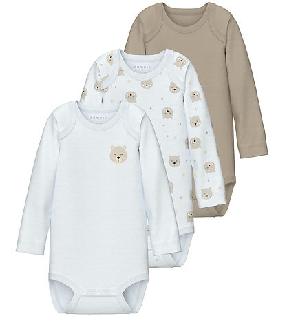 Body m/l Name It - Noos - NbnBody - 3 Pack - Oxford Tan