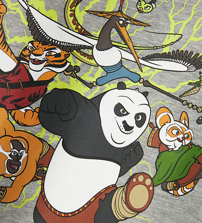 Name It T-shirt - NmmJac Kung Fu Panda - Grey Melange Name It T-shirt - NmmJac Kung Fu Panda - Grey Melange