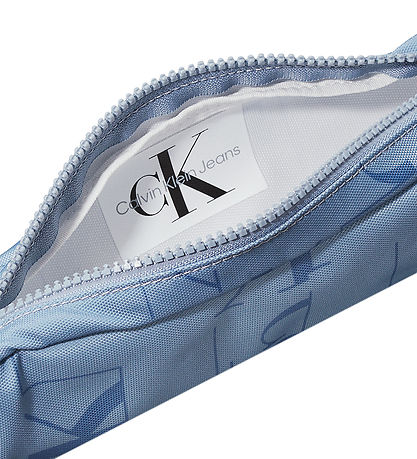Calvin Klein Pencil Case - City Grid - Faded Denim/Blue