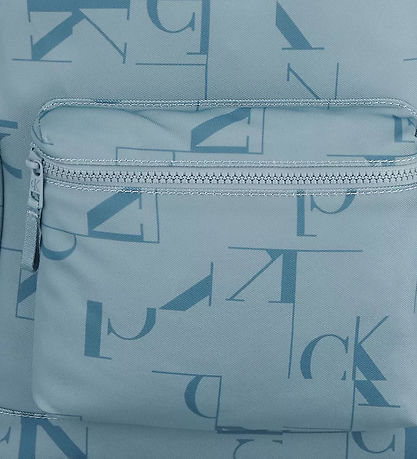 Calvin Klein Schulranzen - City Gitter - Verblasster Denim/Blau