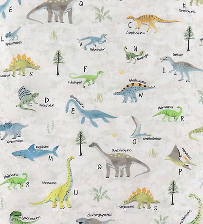 Nørgaard Madsens Bedding - Baby - White w. Dino