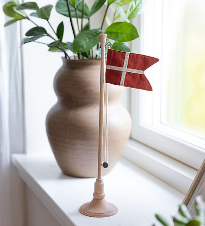 Sebra Tischdekoration - Holz - 28 cm - Dannebrog