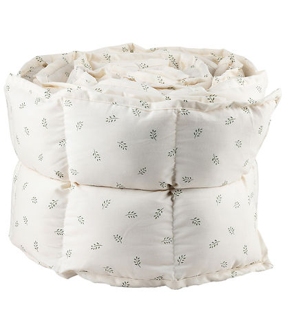 Sebra Bed Bumper - Kapok - 360x26 cm - Sophora Leaves - Beige
