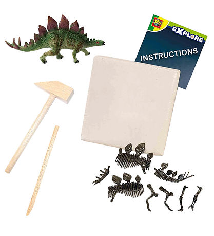 SES Creative Excavation - Explore - Stegosaurus and Skeleton
