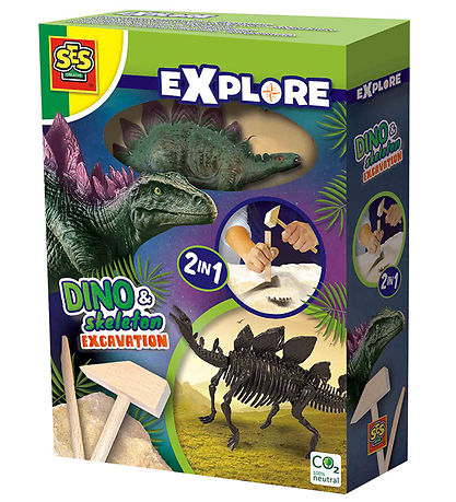 SES Creative Excavation - Explore - Stegosaurus and Skeleton