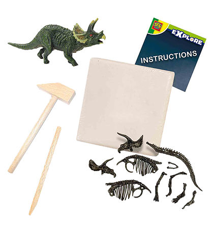 SES Creative Excavation - Explore - Triceratops and Skeleton