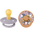 BIBS X Liberty Colour Spenen - 2-pack - Maat 2 - Rond - Pumpkin