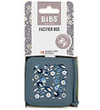 BIBS X Liberty Fopspeendoosje - 7x5 cm - Petrol BIBS X Liberty Fopspeendoosje - 7x5 cm - Petrol