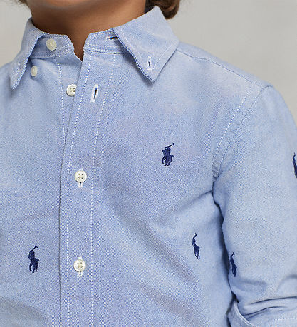 Polo Ralph Lauren Skyrta - Blá/Dökkblátt M. Merki