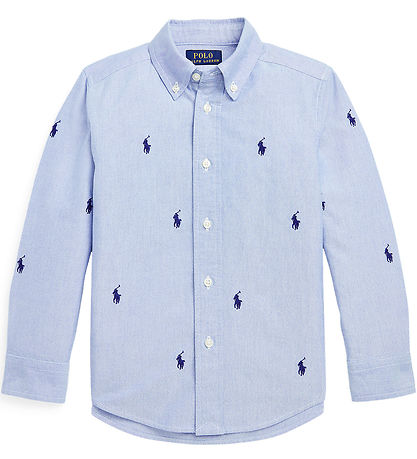 Polo Ralph Lauren Skyrta - Blá/Dökkblátt M. Merki