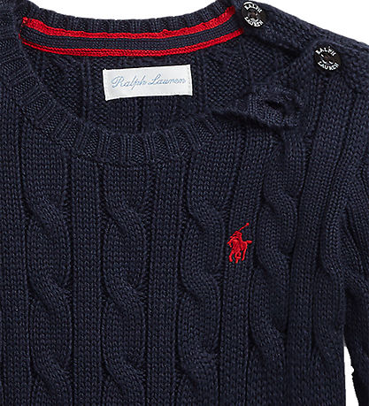Polo Ralph Lauren Blouse - Knitted - Navy Polo Ralph Lauren Blouse - Knitted - Navy