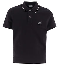 C.P. Company Polo - Black w. White C.P. Company Polo - Black w. White