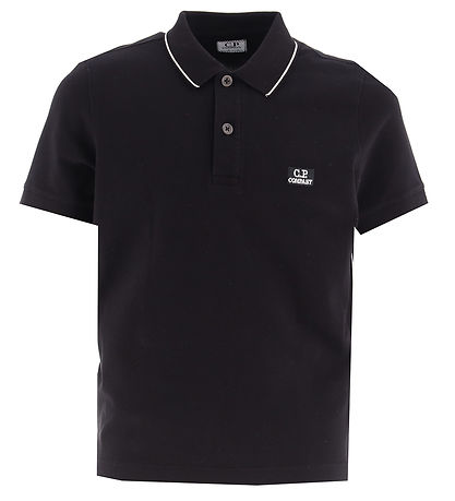 C.P. Company Polo - Black w. White