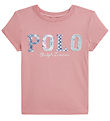 Polo Ralph Lauren T-shirt - Tickled Pink w. Polo Polo Ralph Lauren T-shirt - Tickled Pink w. Polo