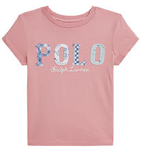 Polo Ralph Lauren T-shirt - Tickled Pink w. Polo
