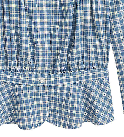 Polo Ralph Lauren Hemdbluse - Hemingway - Matt Blau/weiß kariert