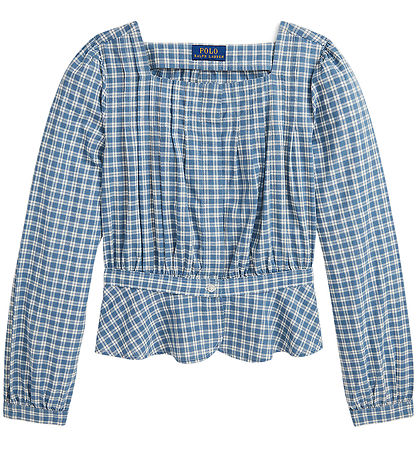 Polo Ralph Lauren Hemdbluse - Hemingway - Matt Blau/weiß kariert