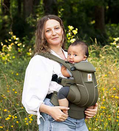 Porte-bébé Ergobaby - Omni Breeze - 1 in Airflow - Olive Green Porte-bébé Ergobaby - Omni Breeze - 1 in Airflow - Olive Green